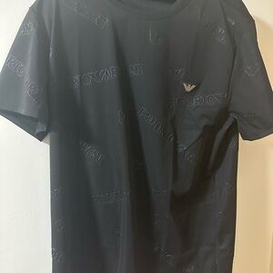 Emporio Armani Black Short Sleeve Tee